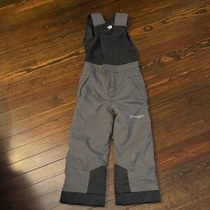 Spyder Kids Charcoal and Black Overalls